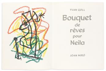 Miró, Joan (1893-1983) & Yvan Goll (1891-1950) Bouquet de Rêves pour Neila.